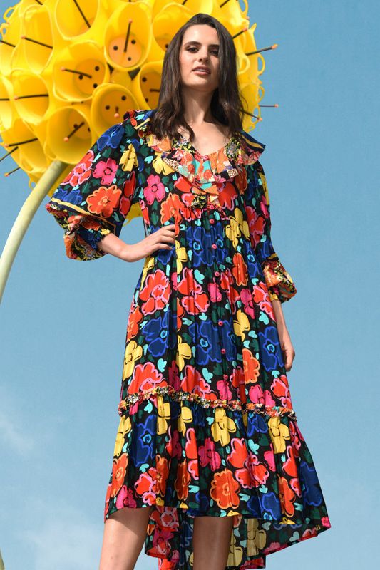 BOTANICAL BOHEMIAN  DRESS