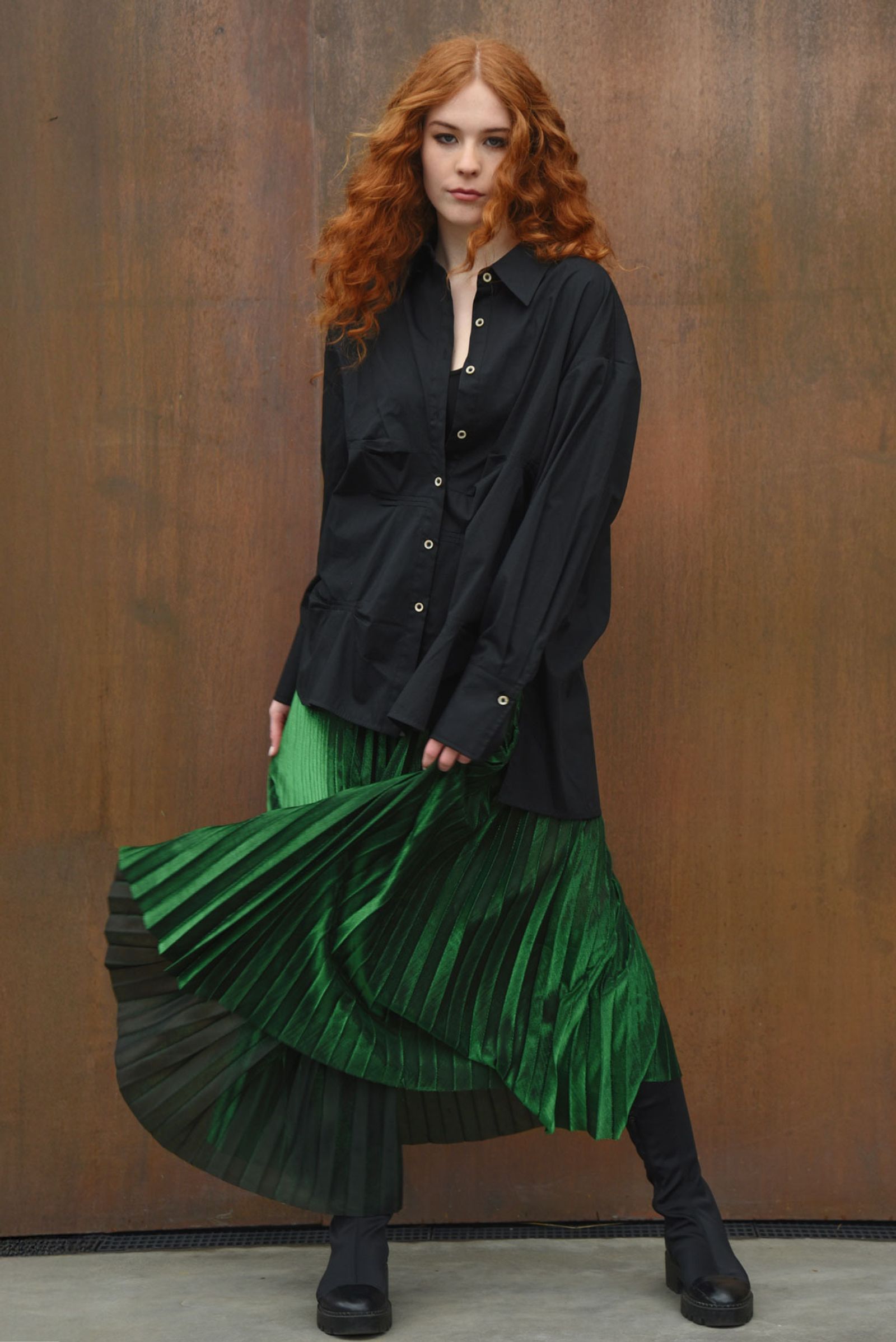 									NEW CHAPTER SHIRT
								, 			FOREVER LONG SKIRT
			