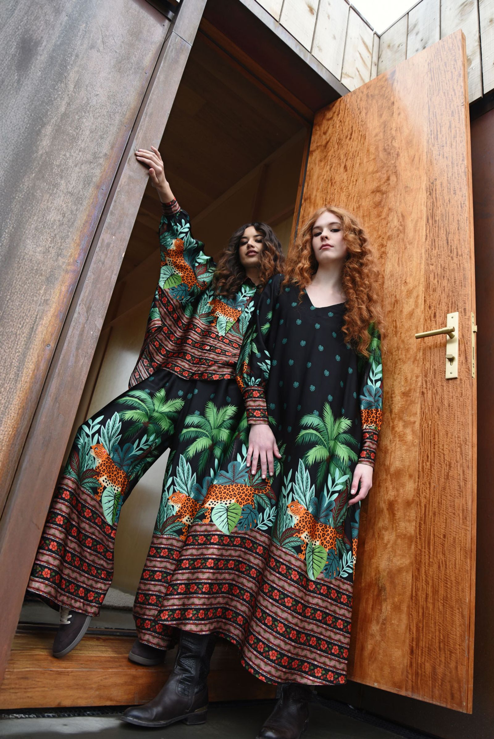 									SUBTLE SWEET DRESS
								, 			BEHIND HER BACK SHIRT
								, 			TAKE YOUR LEAD PANT
			