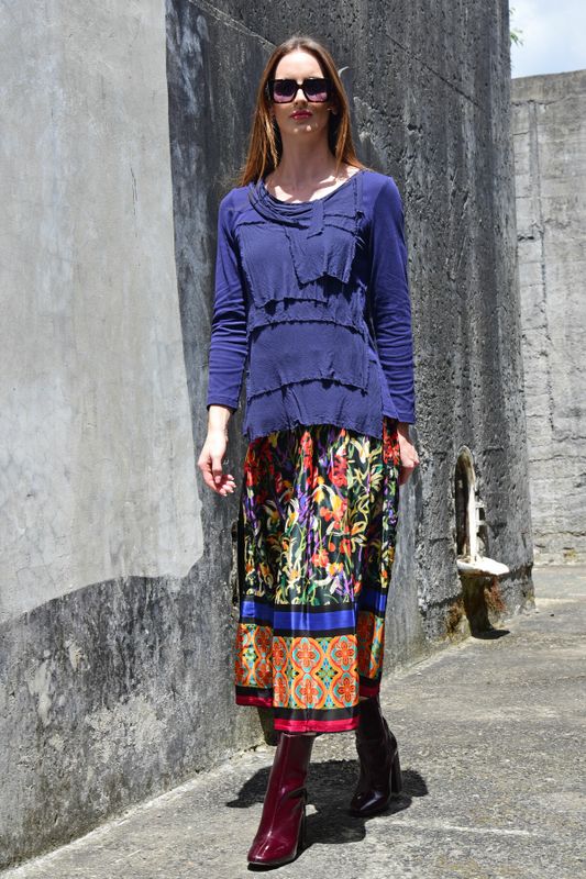 SWIRL STORY SKIRT