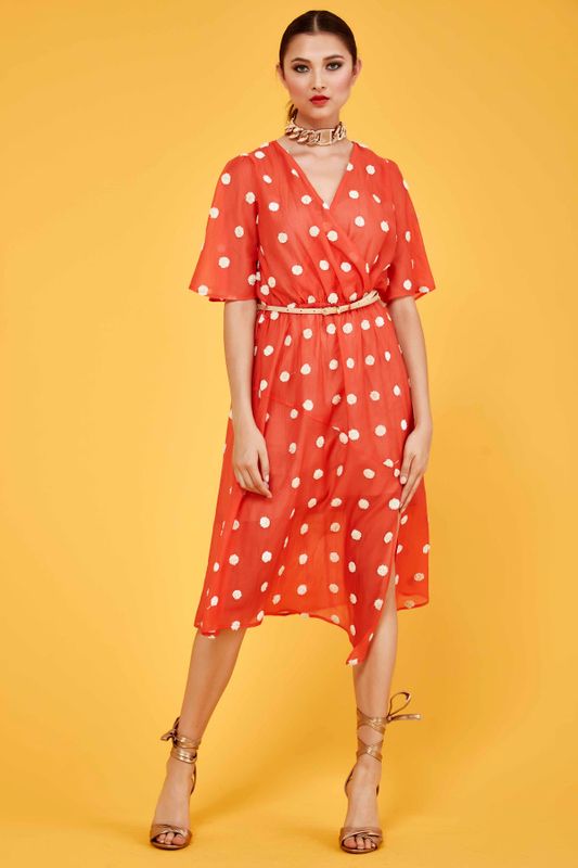 KNOCK 'EM RED DRESS