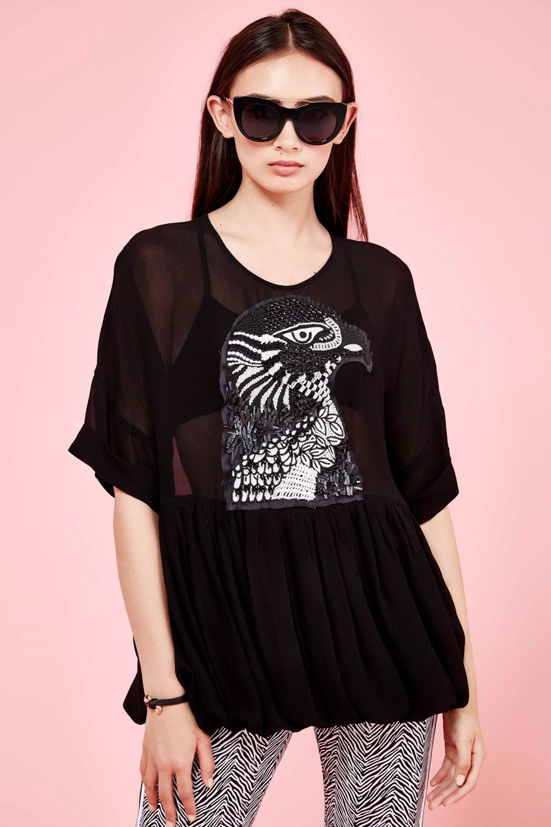 CROSS THE LINE SUNGLASSES
								, 			RESIDENT EAGLE TOP