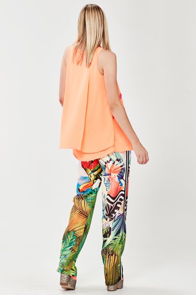 AT HALF CONTRAST TOP
								, 			SLOUCH POTATO PANT