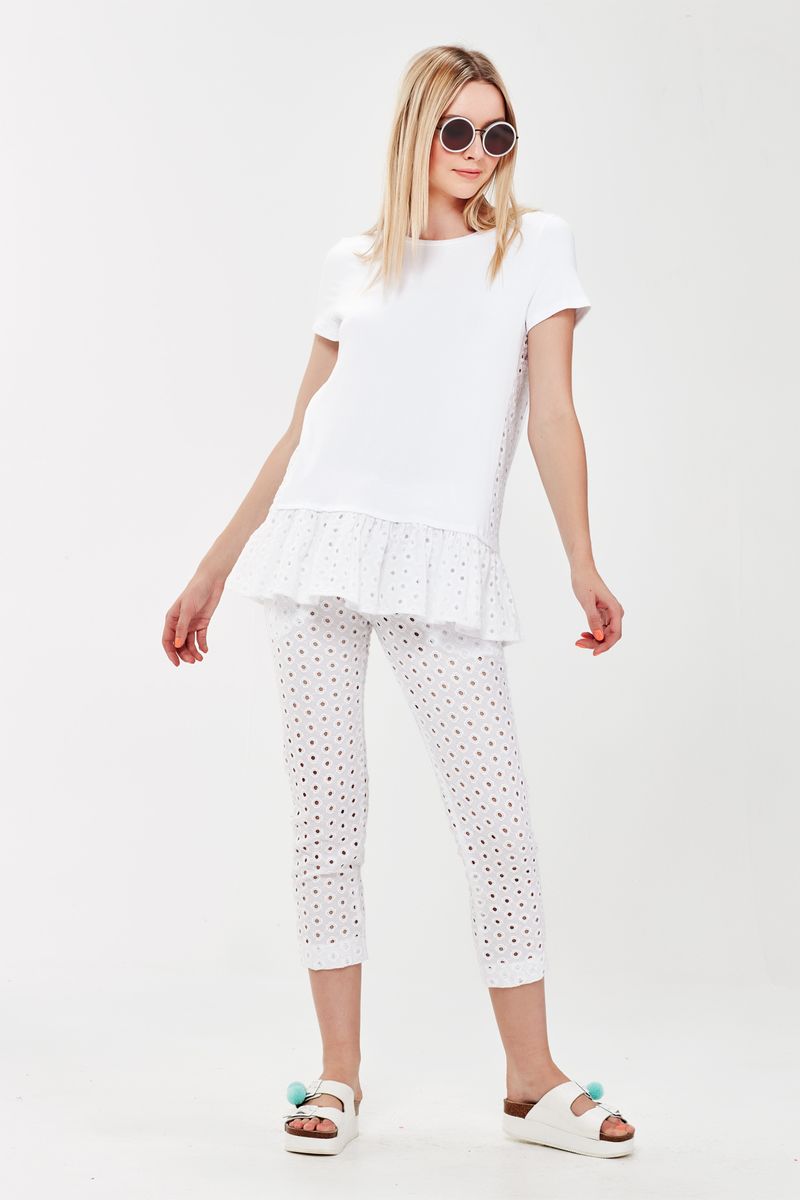 SMASH KNIT TOP
								, 			ANGLAIS DAYS PANT