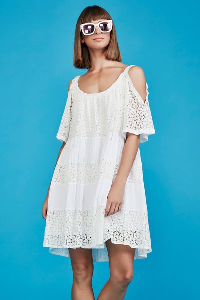 NEVER GO BACK SUNGLASSES
								, 			SAVING LACE DRESS