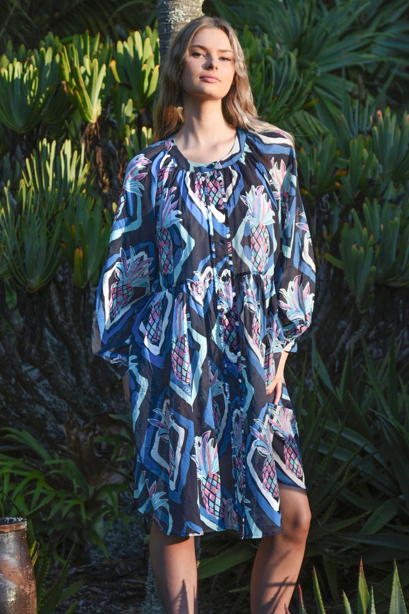 BUTTONED UP BLISS DRESS