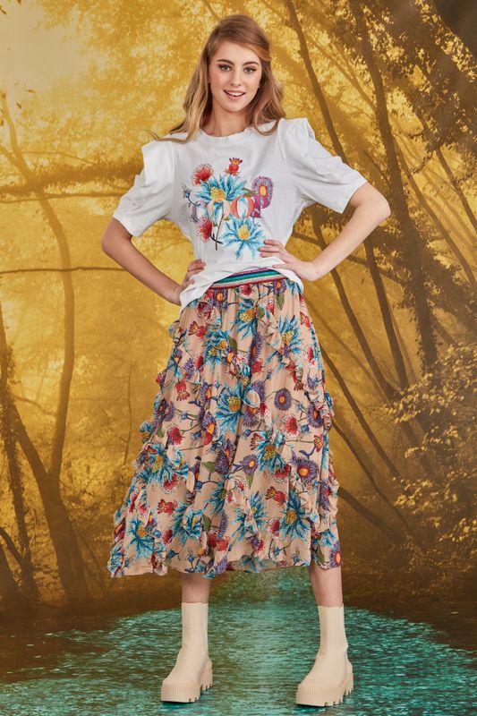 FRILLING & ABLE SKIRT