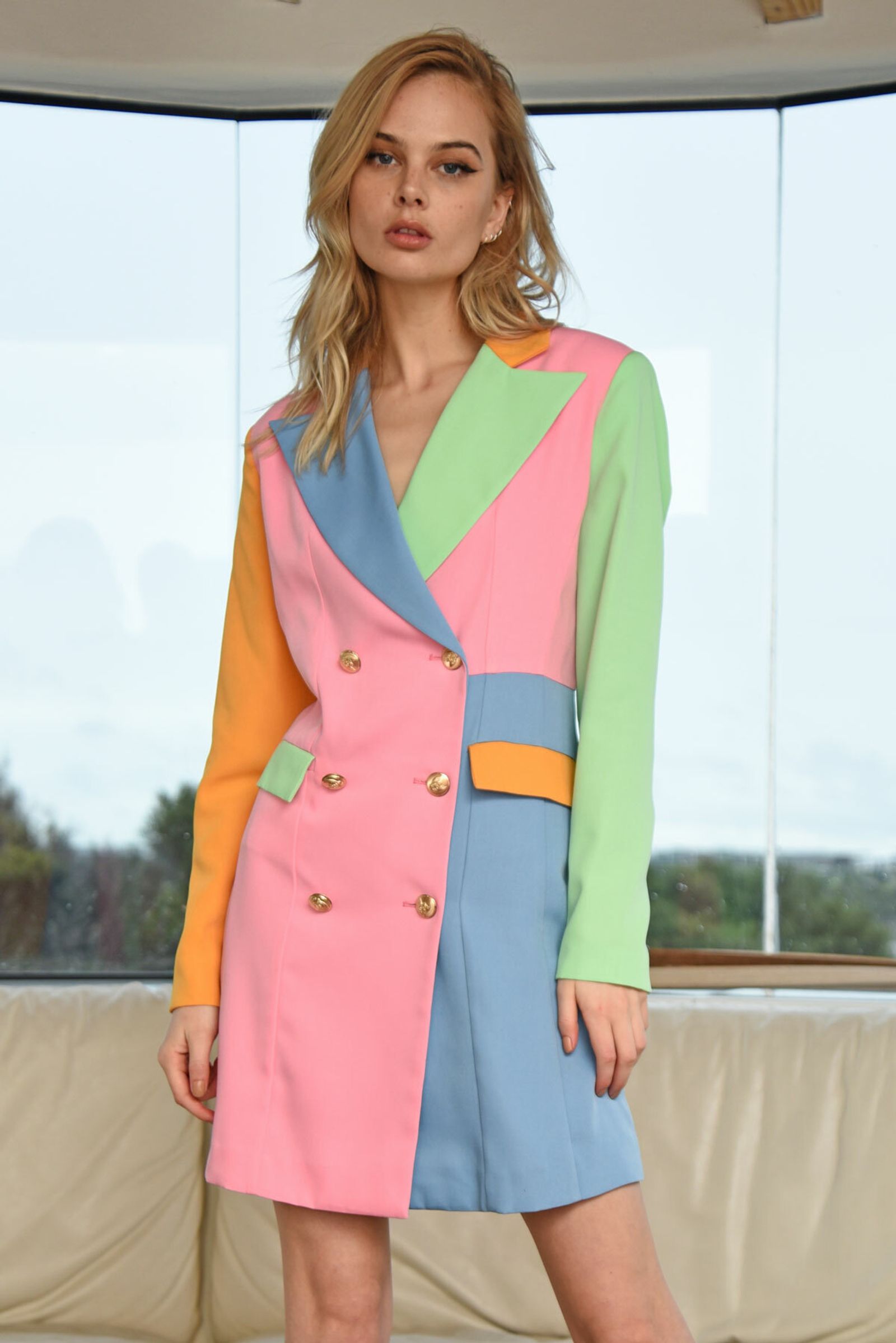 BLAZE OF COLOUR BLAZER