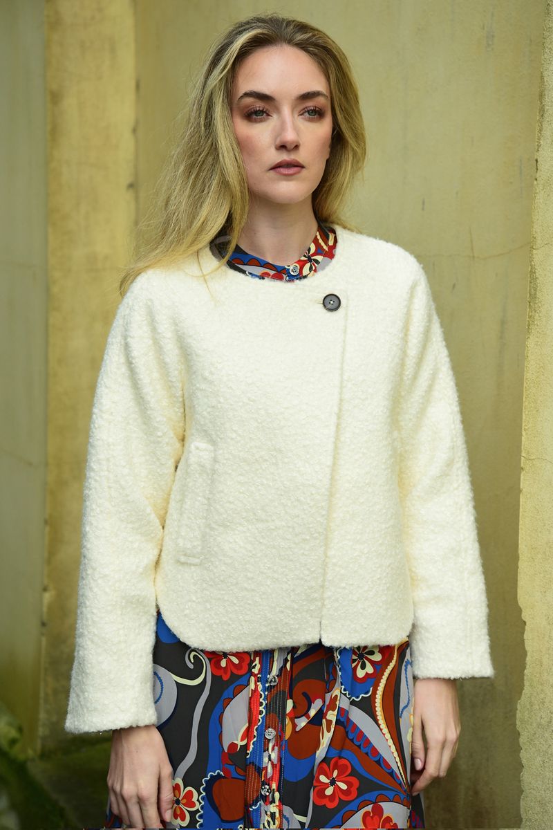 LET'S GO TO THE CROP JACKET