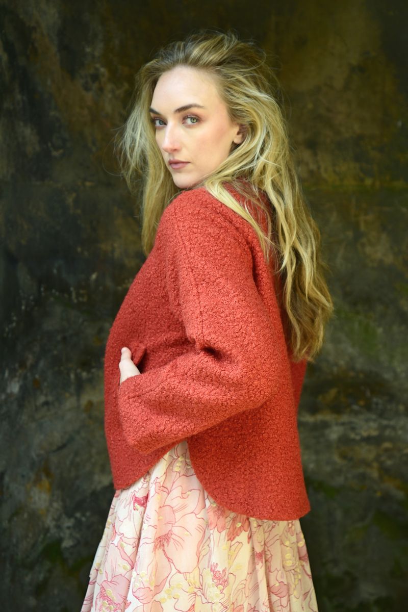 LET'S GO TO THE CROP JACKET