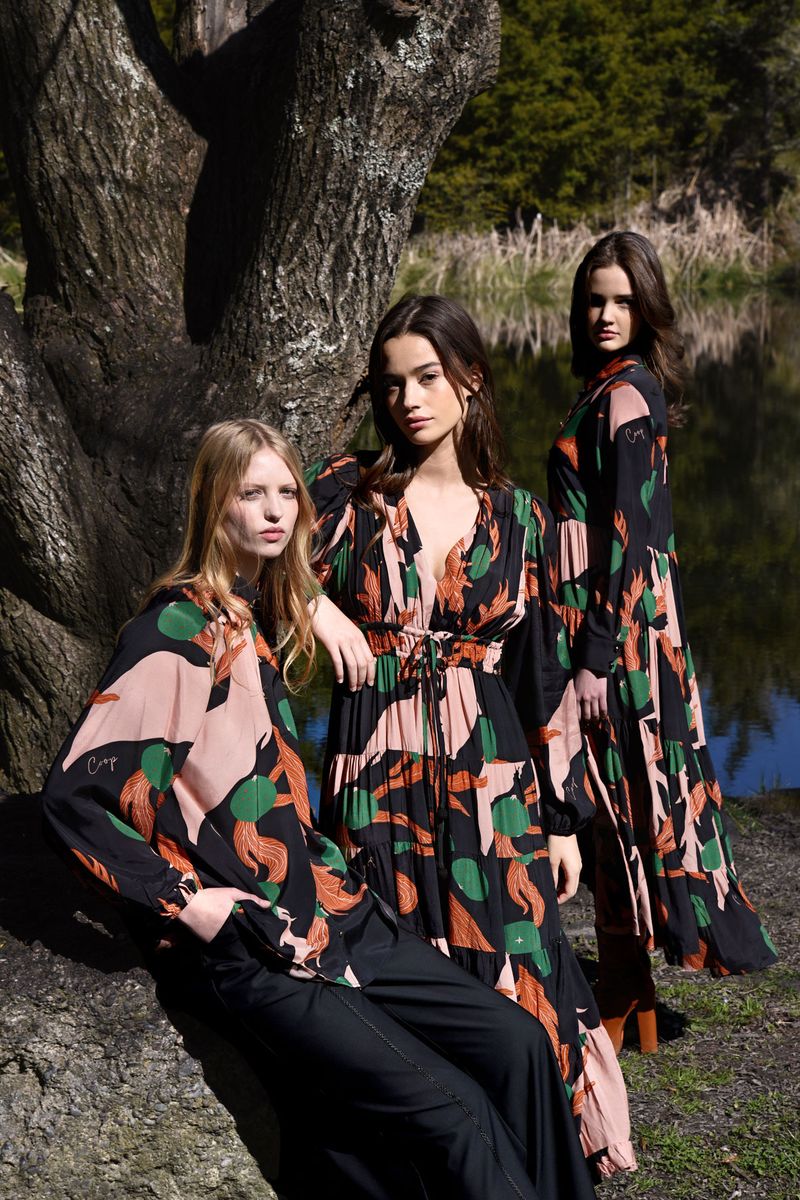 									HIGH & MIGHTY BLOUSE
								, 			THE RUCHE IS ON DRESS
								, 			SUN & THE SWOON DRESS
			