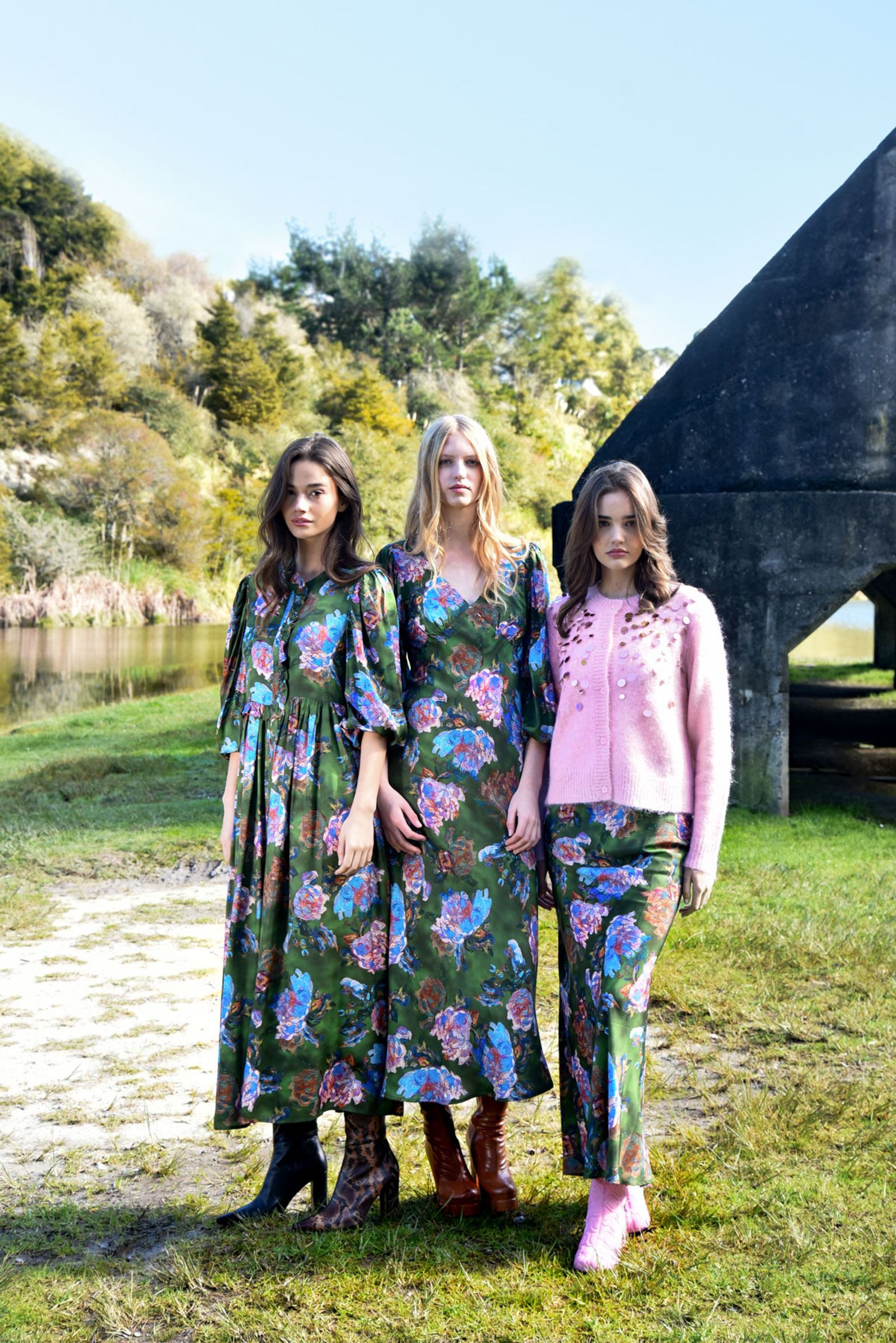 									FLORAL FLAIR DRESS
								, 			I MIGHT BE BIASED DRESS
								, 			CARDI-BLING CARDIGAN
								, 			BIAS THE WAY SKIRT
			