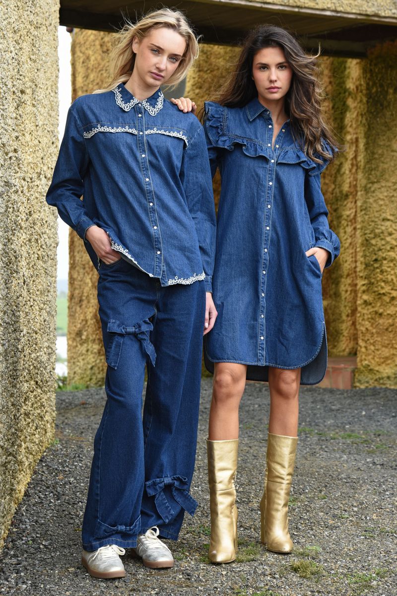 									THREAD LIGHTLY SHIRT
								, 			BOWHEMIAN BLUES JEAN
								, 			RUFFLE 'N' ROLL DRESS
			