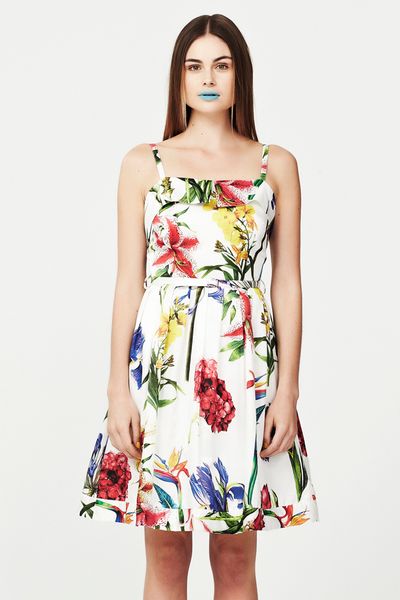 FLORA BOTANICA 'FLORAL COURAGE' DRESS