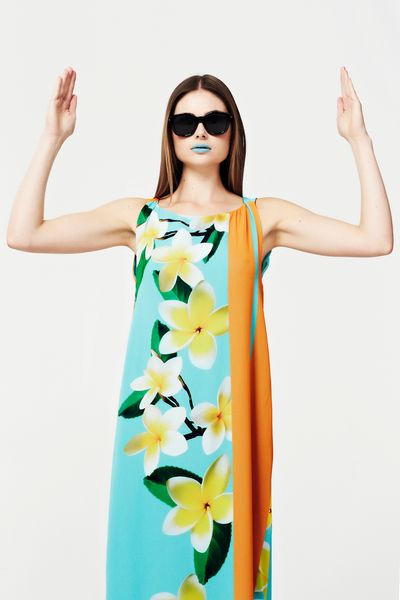 FULL OF FRANGIPANI 'FLOAT MY BOAT' DRESS