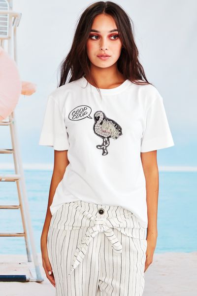 FLAMINGO YOUR OWN WAY T-SHIRT
								, 			LIFE OF TIE PANTS