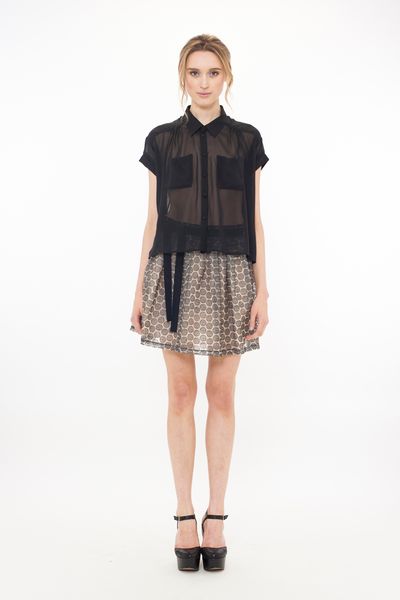 Cave 'Open Souls' shirt
								, 			Sea Biscuit 'Horizon' skirt