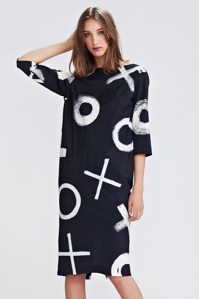 XOXO GOSSIP GIRL 'NOUGHTS AND CROSSES' DRESS