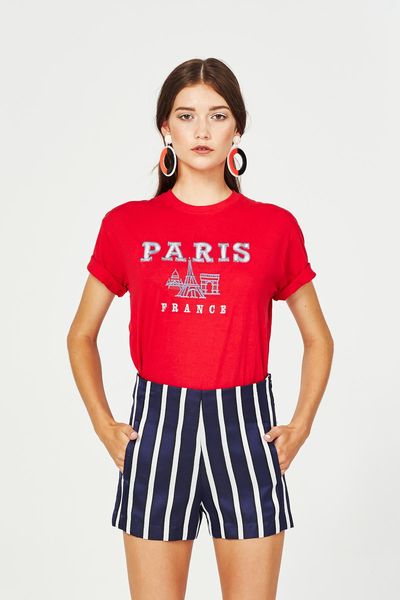 FROM PARIS WITH LOVE 'I HEART OF PARIS' TOP
								, 			ENEMY LINES 'HEY SHAWTY'