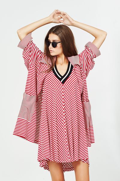 HIGH AS A STRIPE 'JAILHOUSE STRIPE' COAT
								, 			HIGH AS A STRIPE 'SWING FLING' DRESS