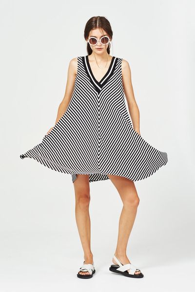 HIGH AS A STRIPE 'SWING FLING' DRESS