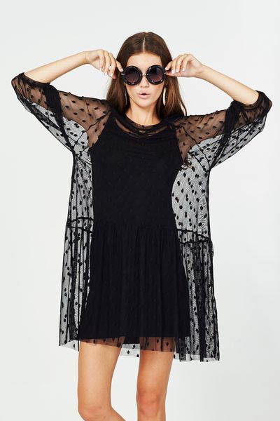 BABY SPOT BACK 'BOHO FLOW' DRESS