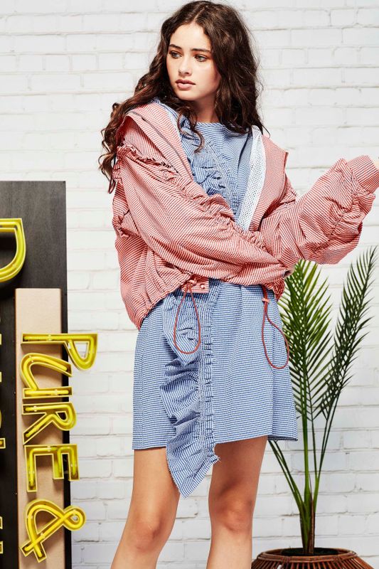 SARAH JESSICA PARKA JACKET
								, 			TIERS IN HEAVEN DRESS