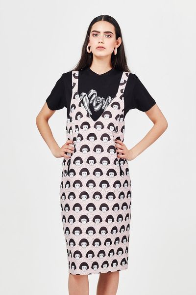 FACE TIME 'IVE GOT A BLUSH ON YOU' DRESS
								, 			T.N.TEE 'POW' TOP