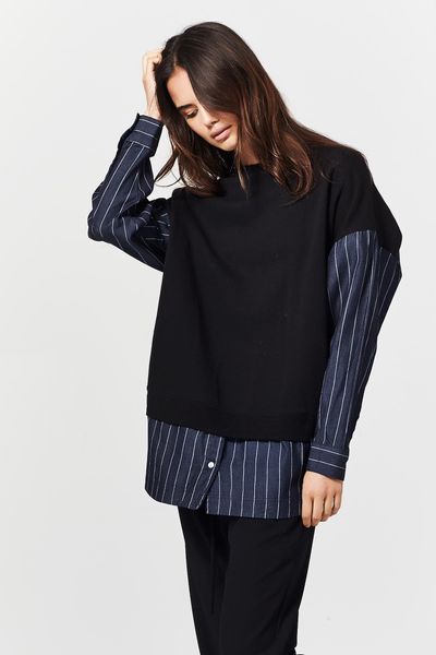 THE SHIRT DEGREE 'WHEN TWO BECOME ONE' SWEATSHIRT
								, 			DARK IS THE NIGHT 'ZIP ME DOWN' PANT
