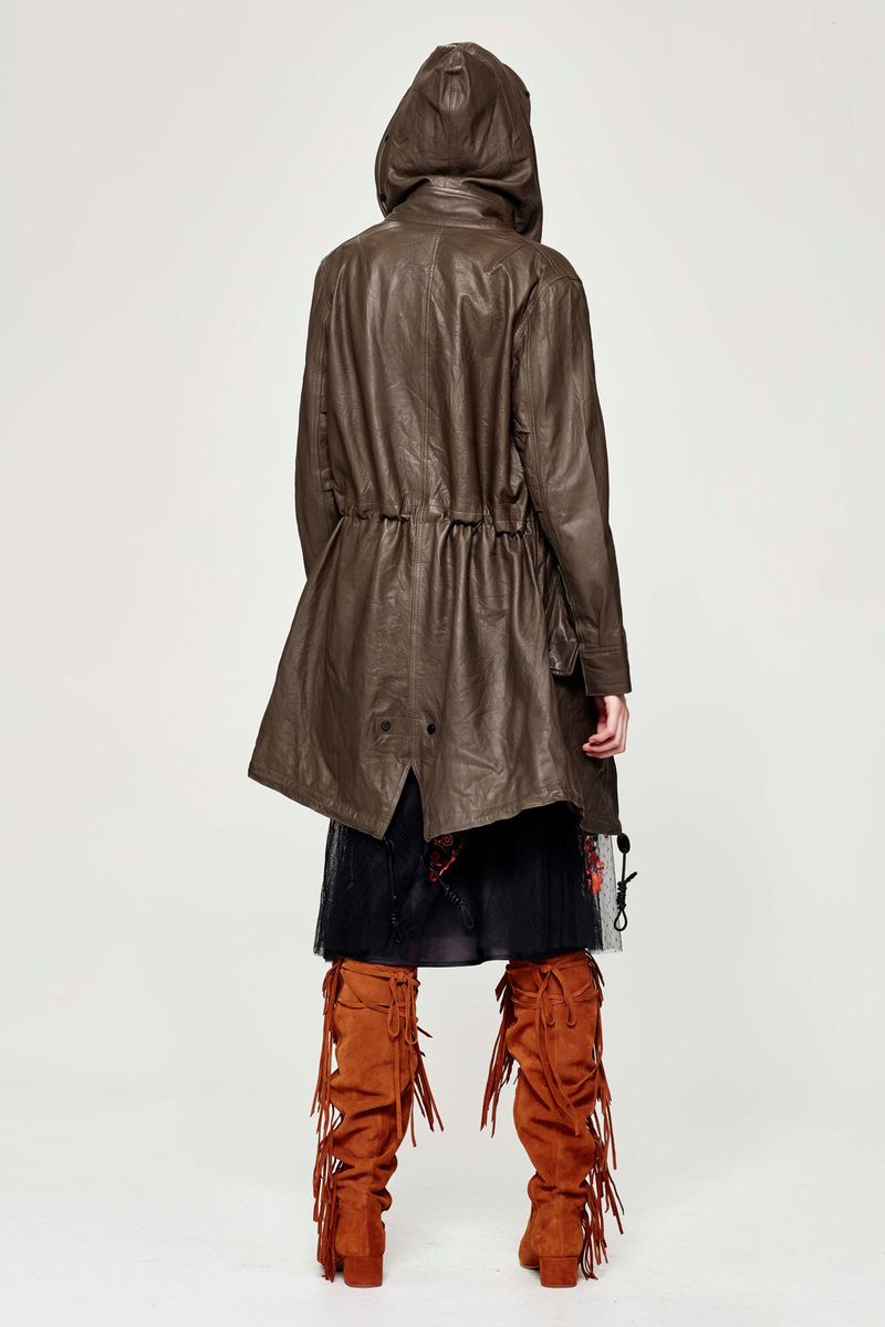 ALWAYS TAKE THE LEATHER WITH YOU 'TRENCH WEATHER' JACKET
								, 			GLASTONBURY 'BOHO DELIGHT' DRESS