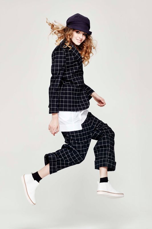 IN THE NAVY 'CHECKERED PAST' JACKET
								, 			IN THE NAVY 'ROOM FOR SQUARES' PANT
								, 			ANNA WHITEOUR 'STRAIGHT JACKET FITS' TOP