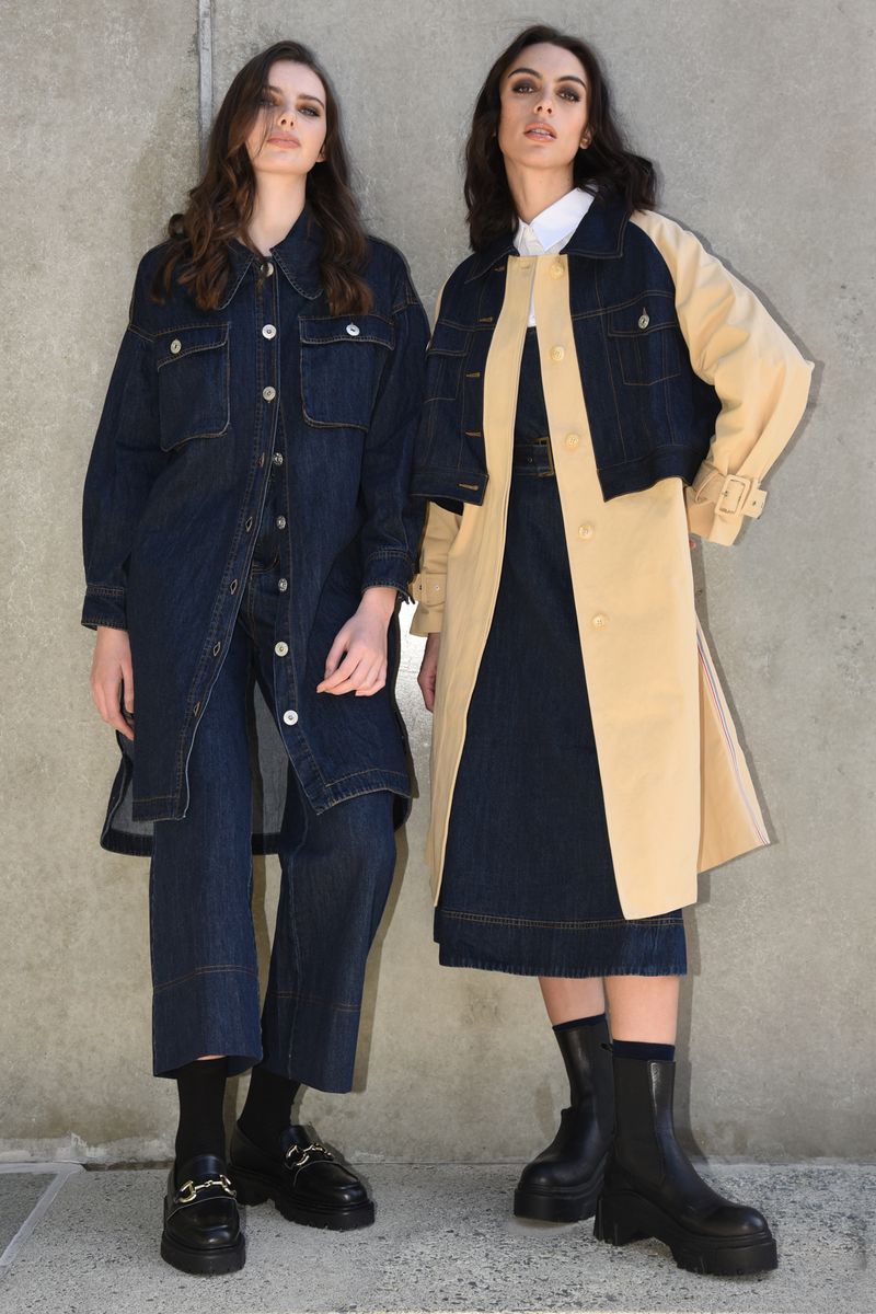 IN THE TRENCHES WITH YOU TRENCH
								, 			SHACKET TIME JACKET
								, 			HEM WE ARE AGAIN JEANS