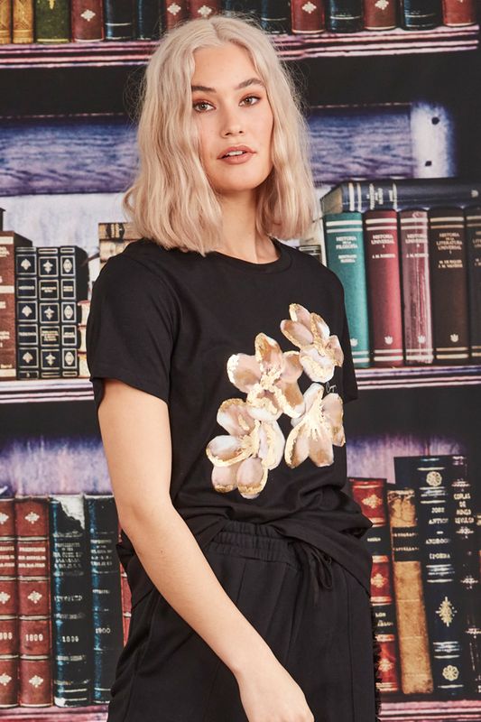 GOLDEN FLOWER T-SHIRT