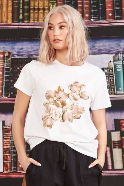 GOLDEN FLOWER T-SHIRT