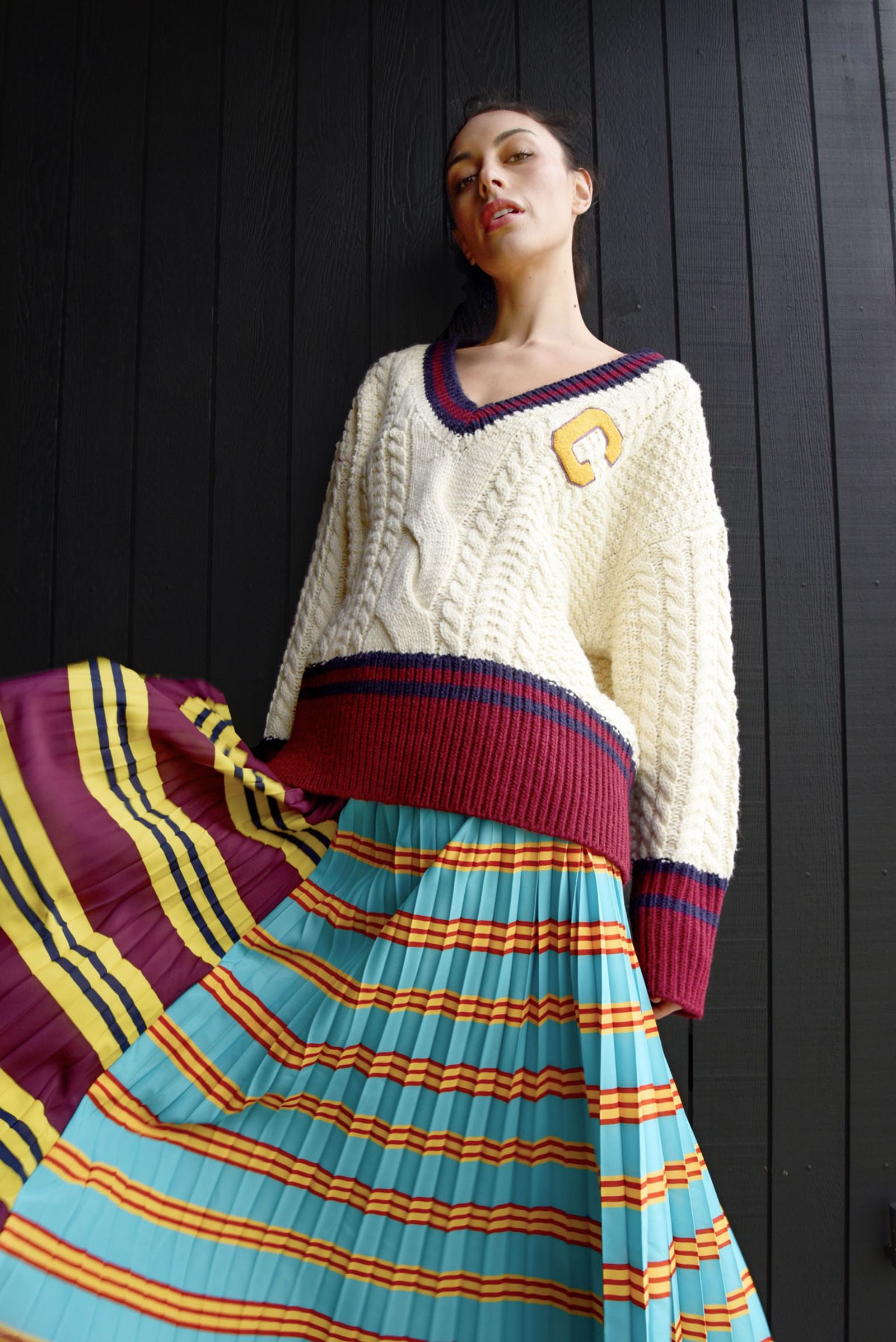 									JUMPER AROUND JUMPER
								, 			A JOYFUL DROP SKIRT
			