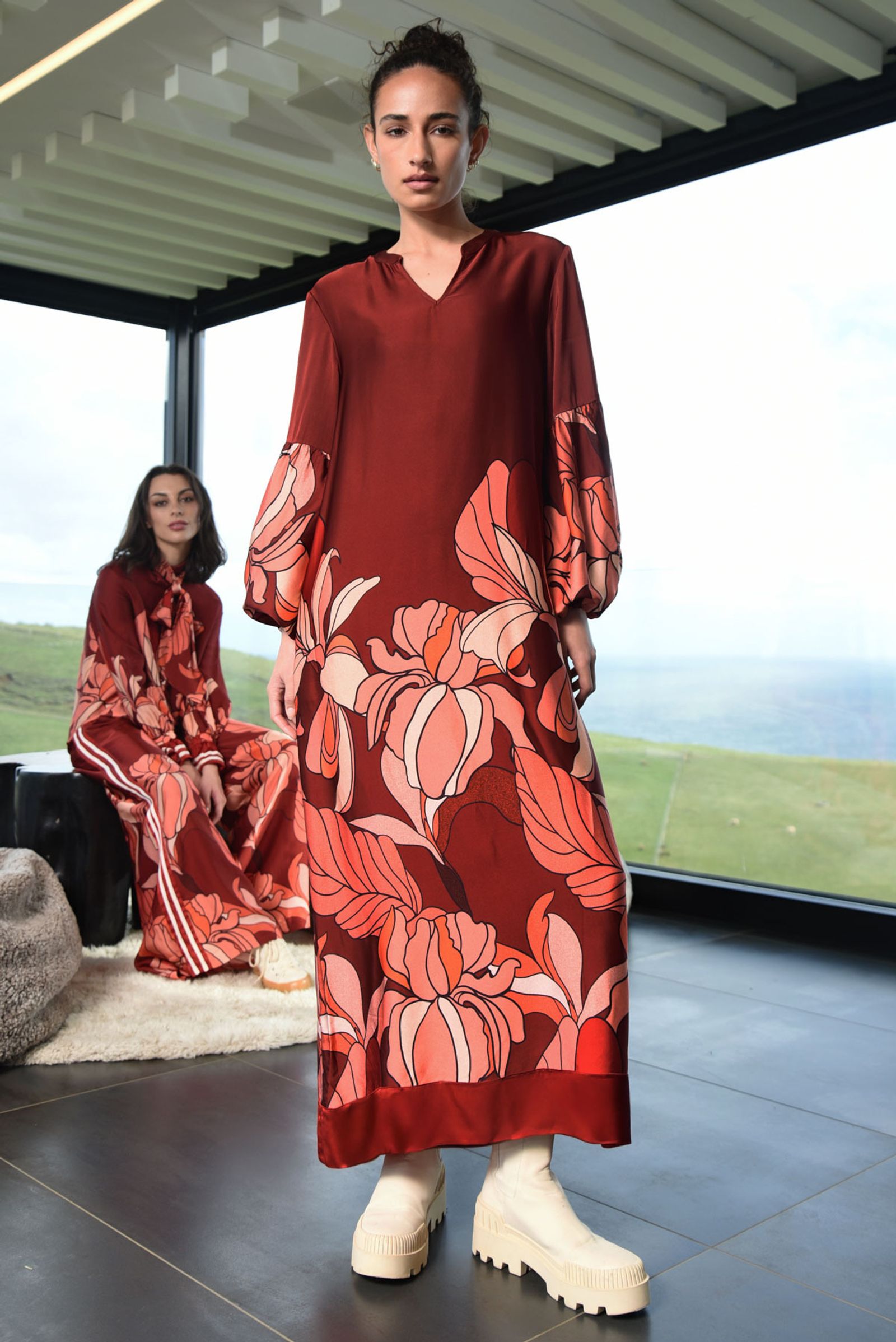 									PUTTING IN A SHIFT DRESS
			