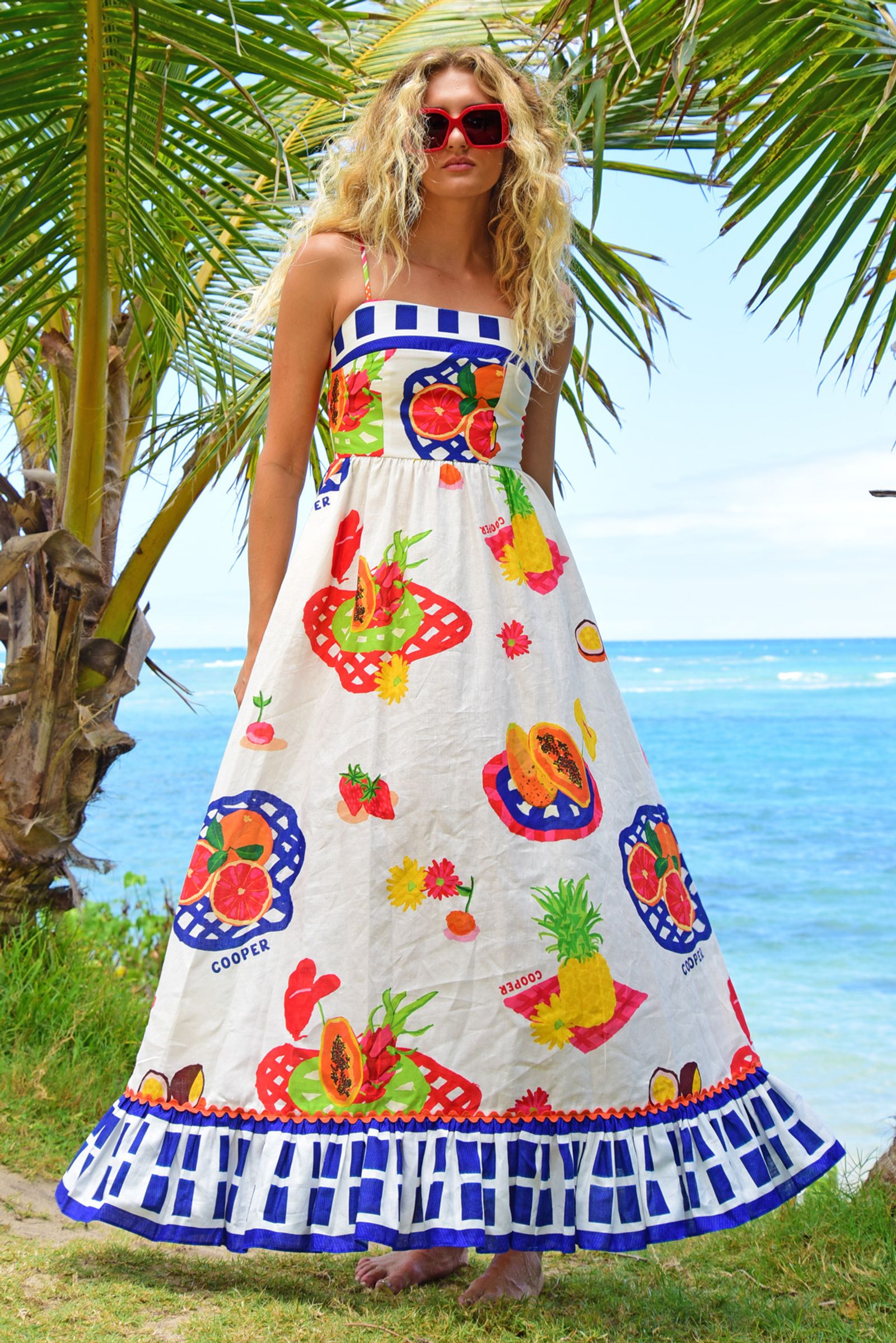 POSTCARDS FROM PORTOFINO DRESS