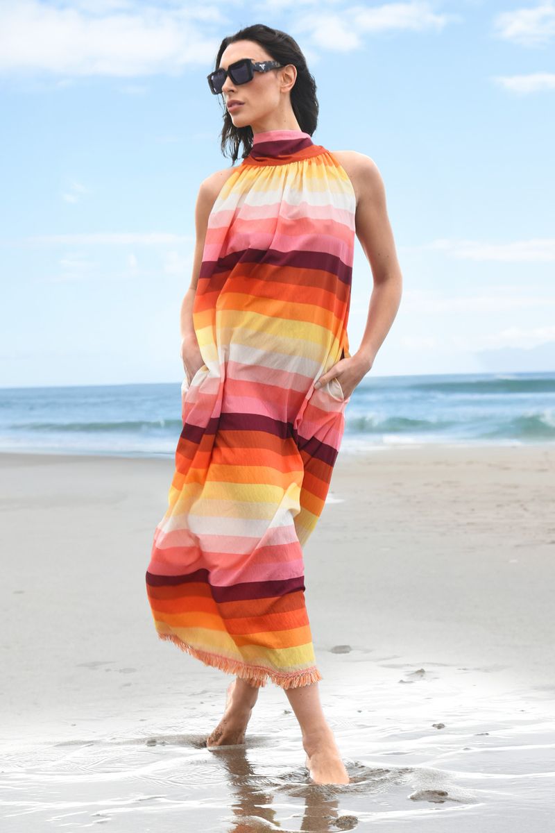 TIE OF RELIEF DRESS