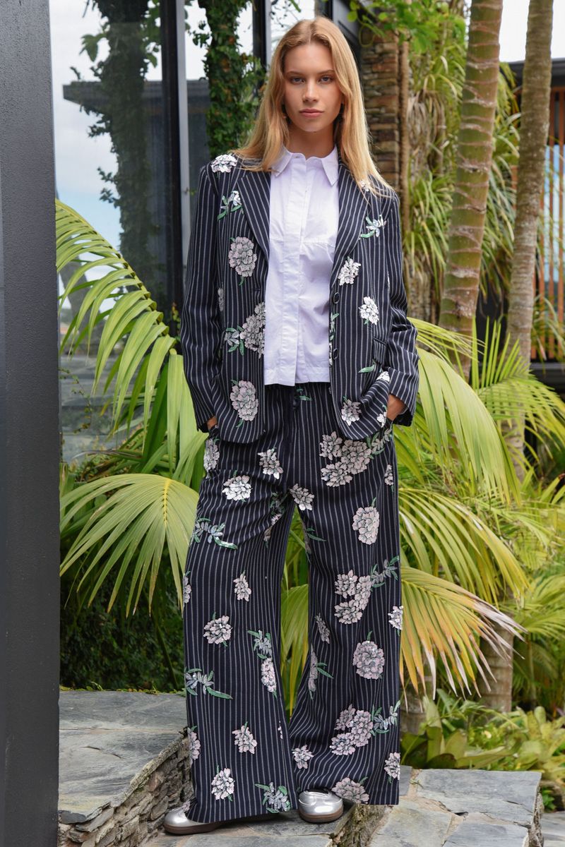 									SUITED FOR FAME BLAZER
								, 			SEVILLE STROLLS PANT
			