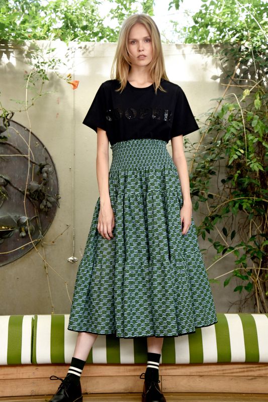 BEAD THE WAY T-SHIRT
								, 			A SLICE OF SPRING SKIRT