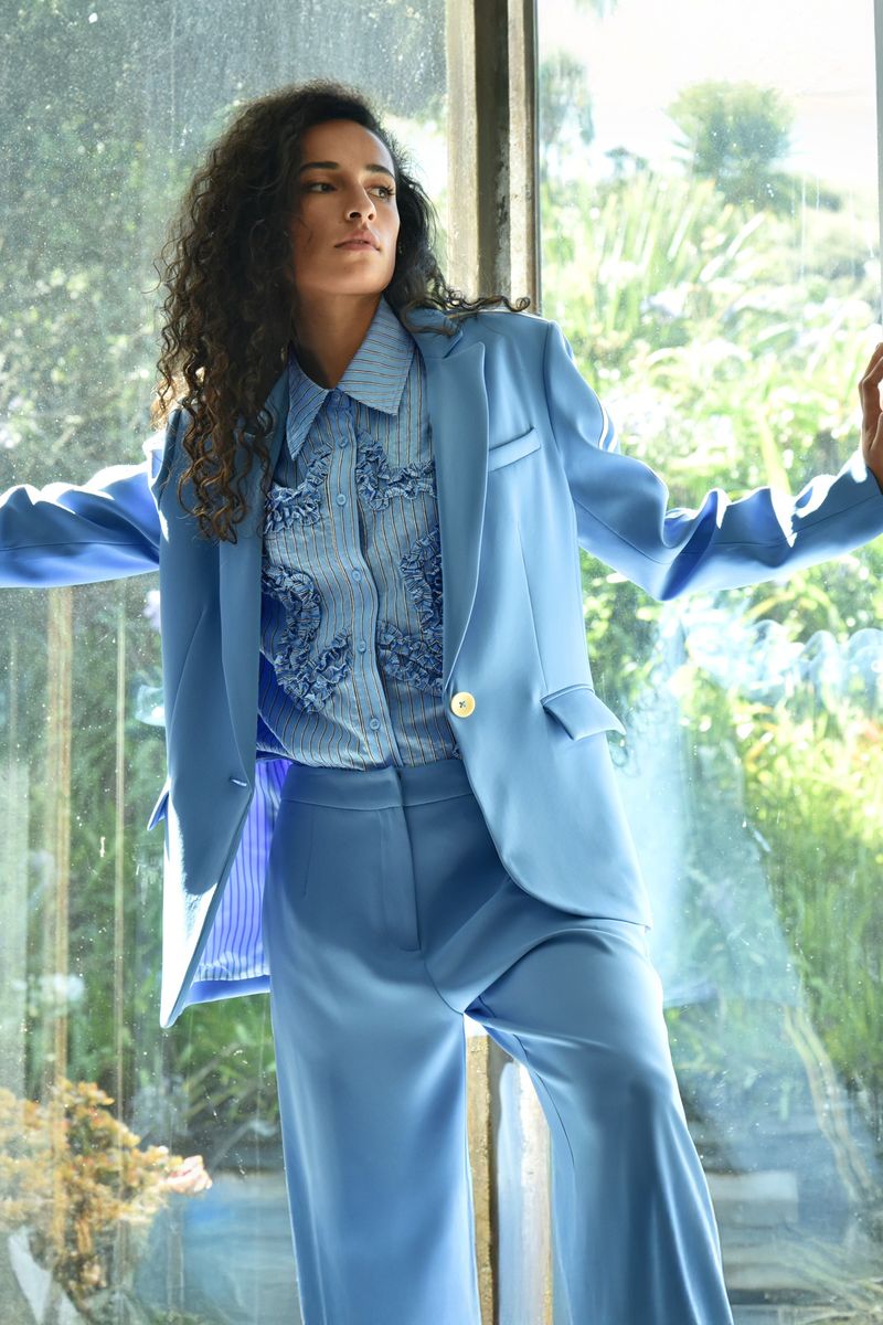 BLAZERS EDGE JACKET
								, 			A STEP IN TIME PANT
