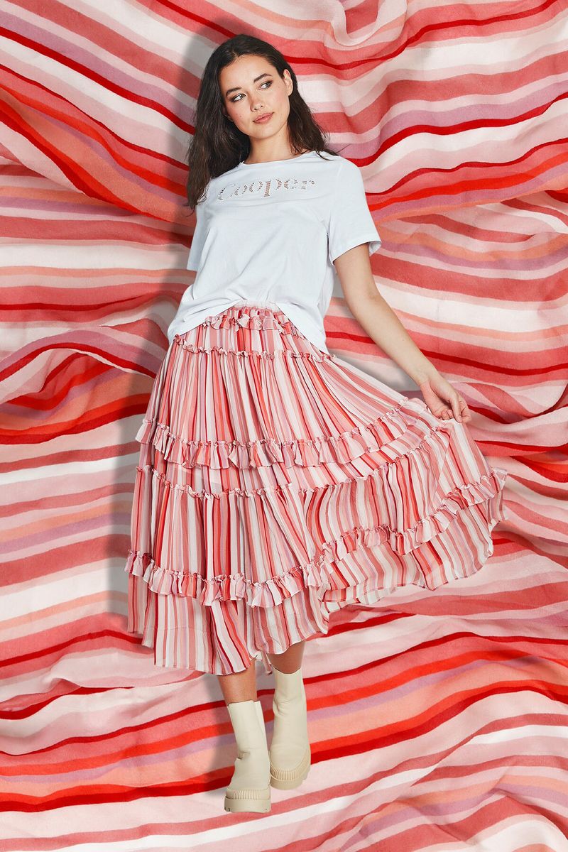 TUCK IT UP Skirt - Curate : Trelise Cooper Online - CREPE EXPECTATIONS  CURATE WINTER 2022 CURATE