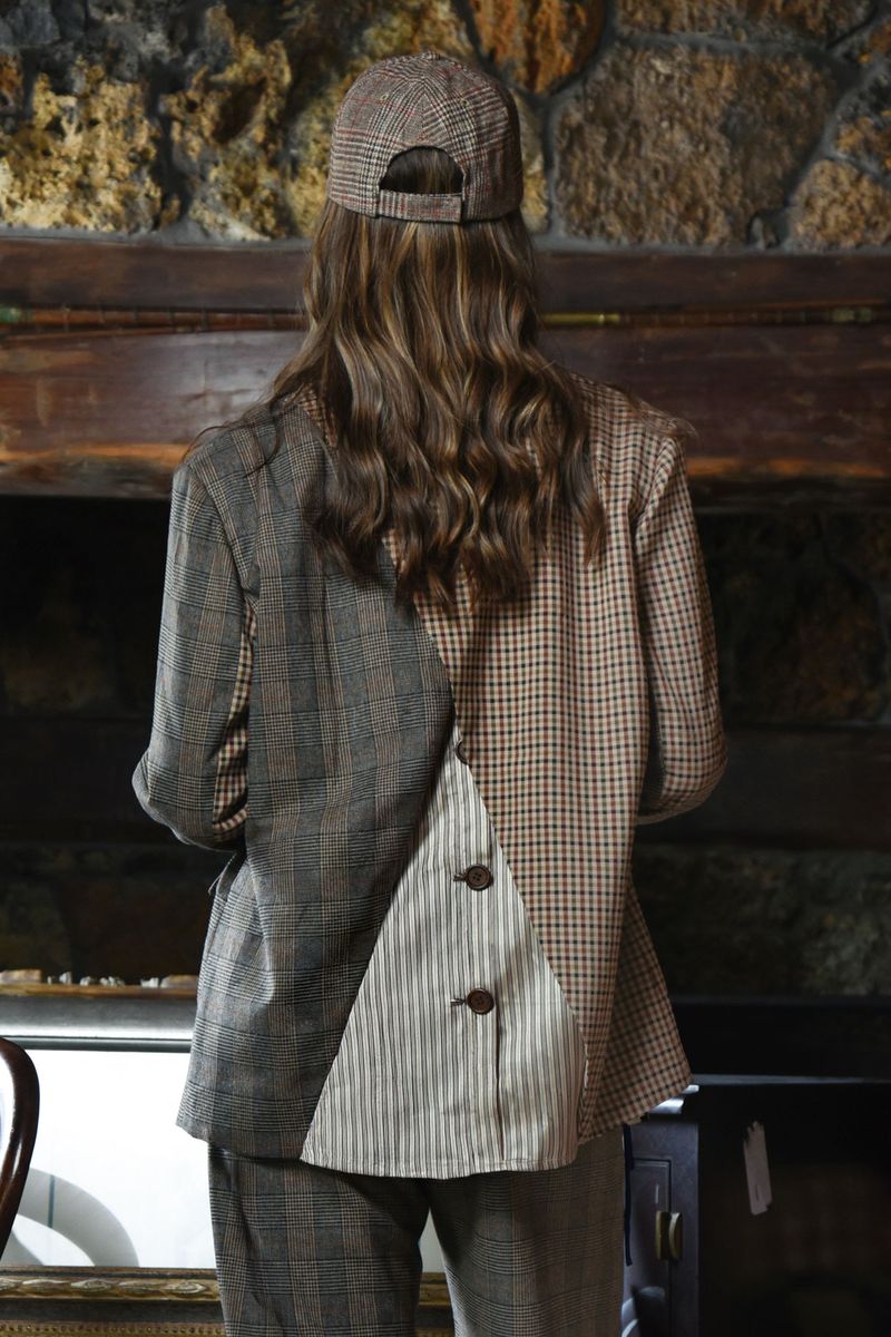 									CRISS-CROSSED JACKET
			