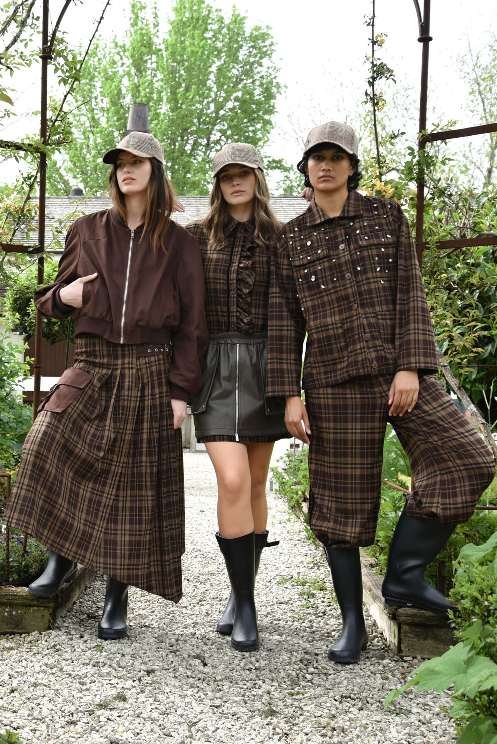 									TOP OF THE CROP JACKET
								, 			PEOPLE PLEATS-ER SKIRT
								, 			RUFFLE MY WAY SHIRT
								, 			SHACKET, NOT STIRRED TOP
								, 			DOWN THE LINE PANT
			