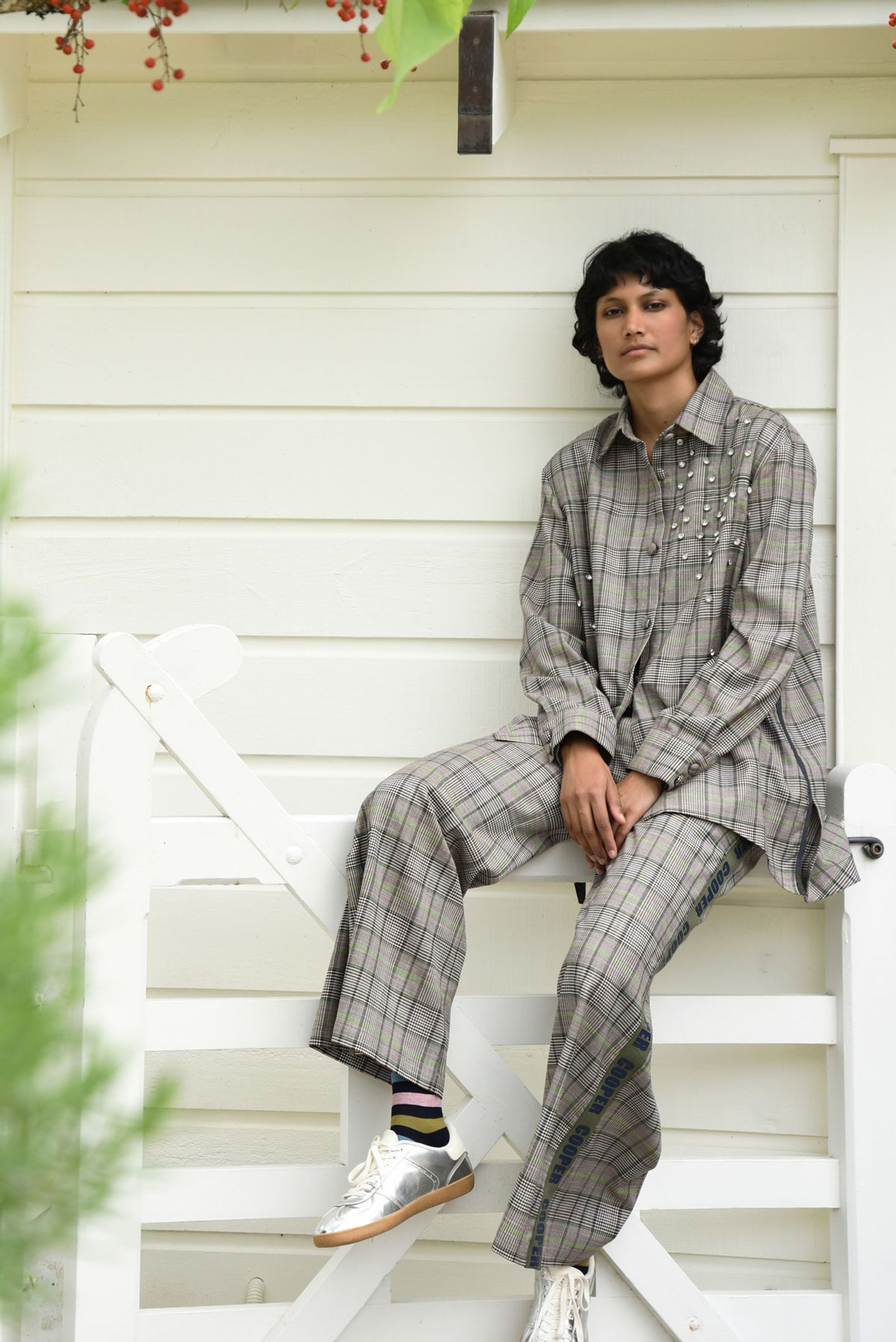 									DIAMONDS FOR DAYS SHIRT
								, 			DOWN THE LINE PANT
			