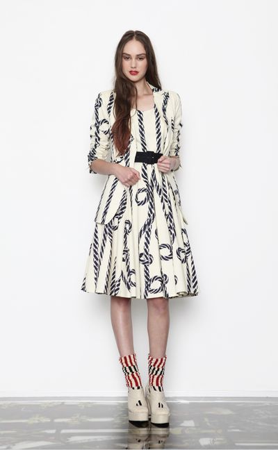 Slip-Knot 'Captains Table' jacket
								, 			Slip-Knot 'Rock N Doll' dress