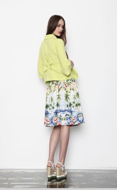 Limoncello 'Lime-Light' jacket
								, 			Hula Hana 'Summer Breeze' dress