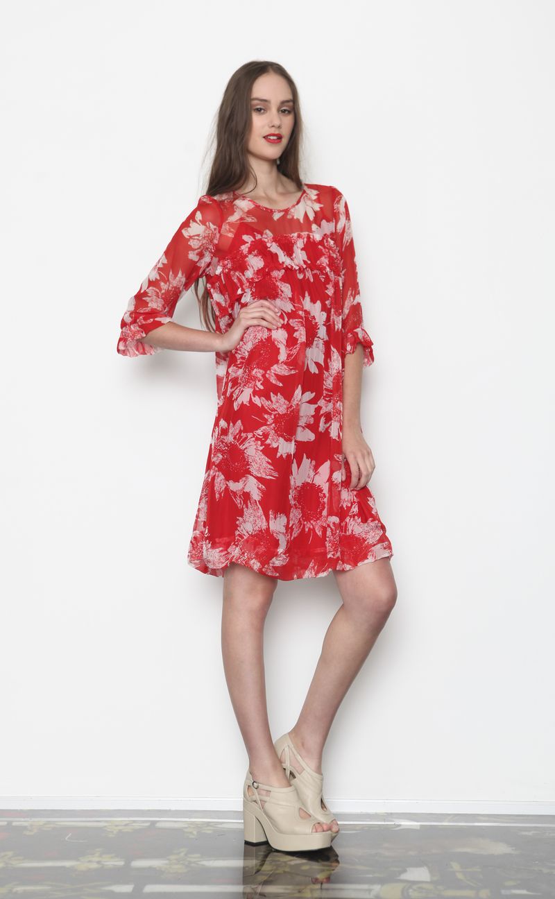 Red Sunflower 'Dawn Breaker' dress