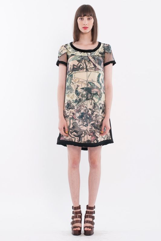 Zodiac Map 'Star Gazer' dress