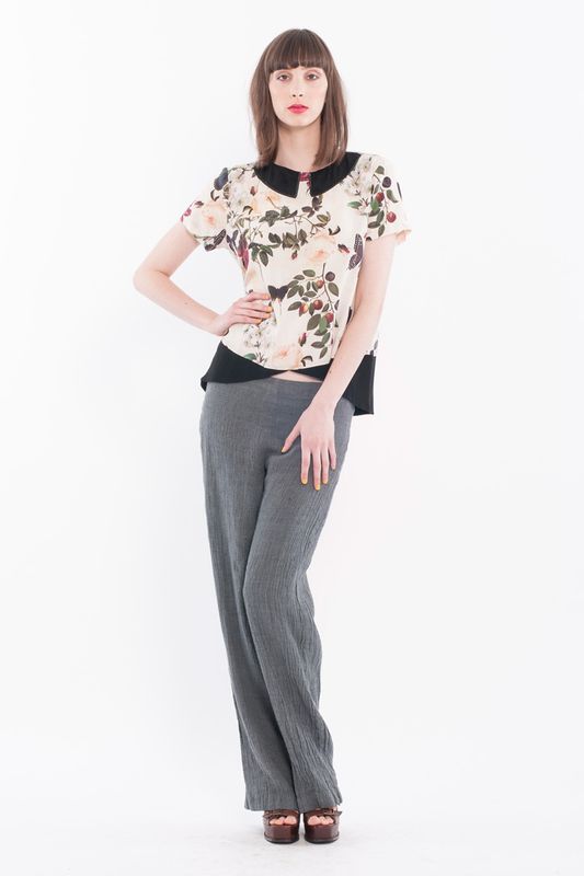 Shellack Rose 'Darling Buds' top
								, 			Sambucca 'Lean on Me' pant